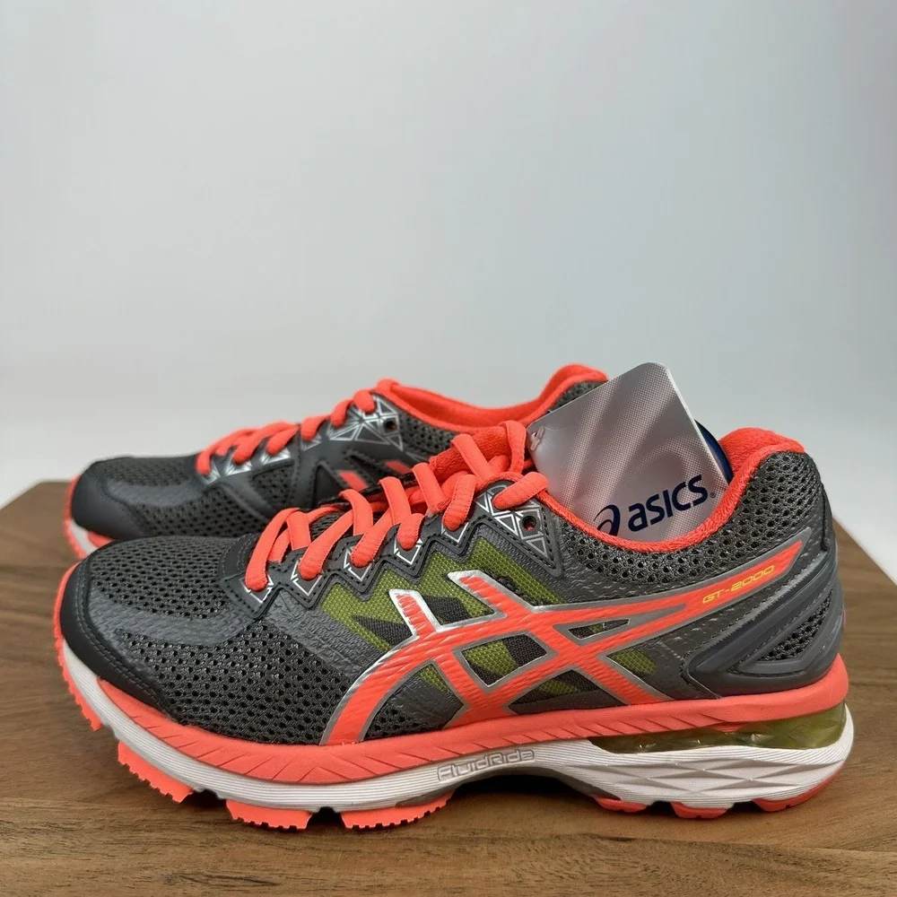 New Womens Asics GT-2000 4 Gray Athletic‎ Running Shoes Sneakers Size 5 M